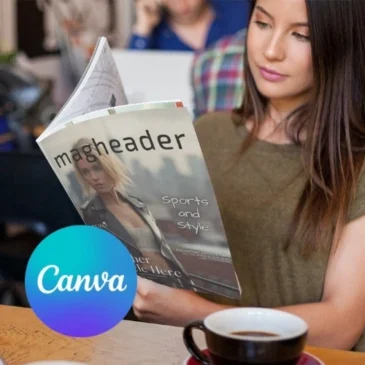 Canva Magazine Template – 60 pages – Editable & Printable – Fashion Style – DIY Magazine Design – Including Usable Images.